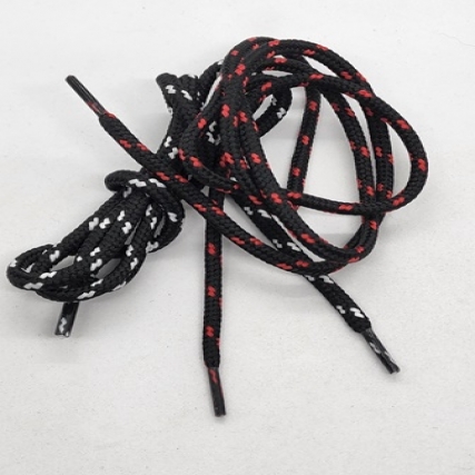 Trenza red.1.4cm x 12 pares  negro c/pin