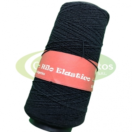 Hilo elastico en cono 240 mts negro