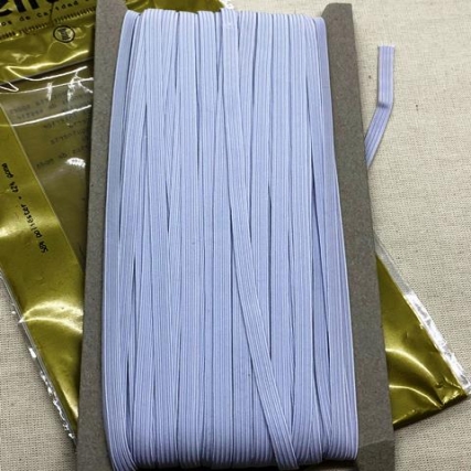 Elastico de polies nro 12 x 50 mts bco