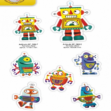 Aplicacion estampada robots/ch x 6 unid