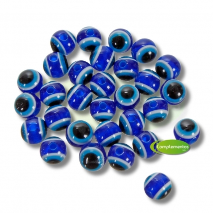Ojo turco redondo 6 mm x 100 u