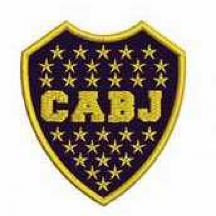 Escudo bordado boca med. x 4uni