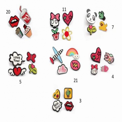 Pins infantil 4 pcs x carton surt. x 4 u