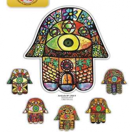 Aplicacion hamsa mediano x 6 unid